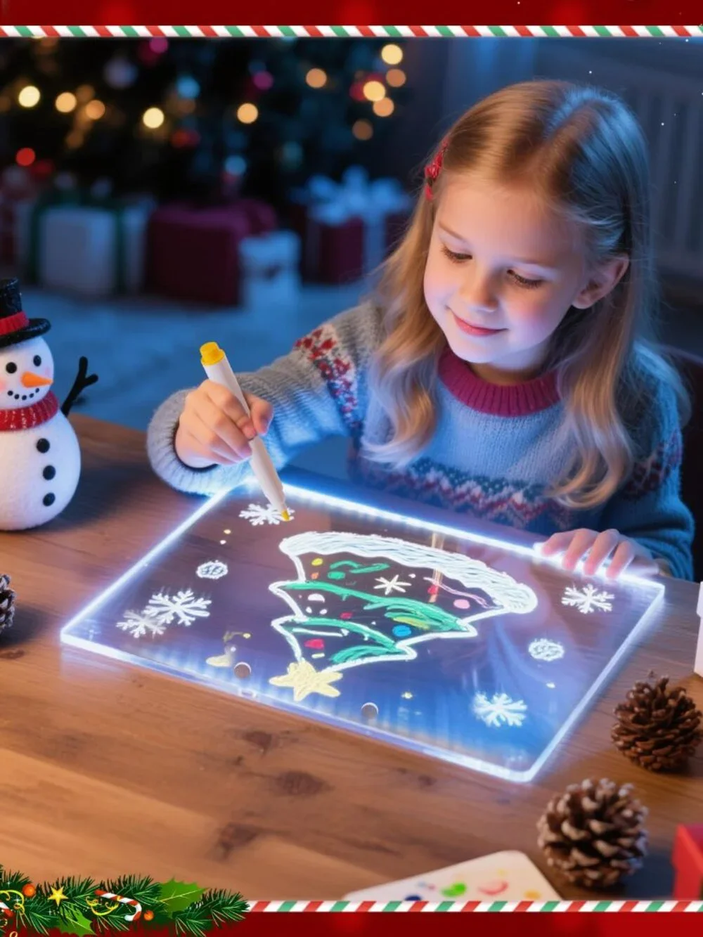 Lumiboard Led Drawing Board with 7 Colors,12